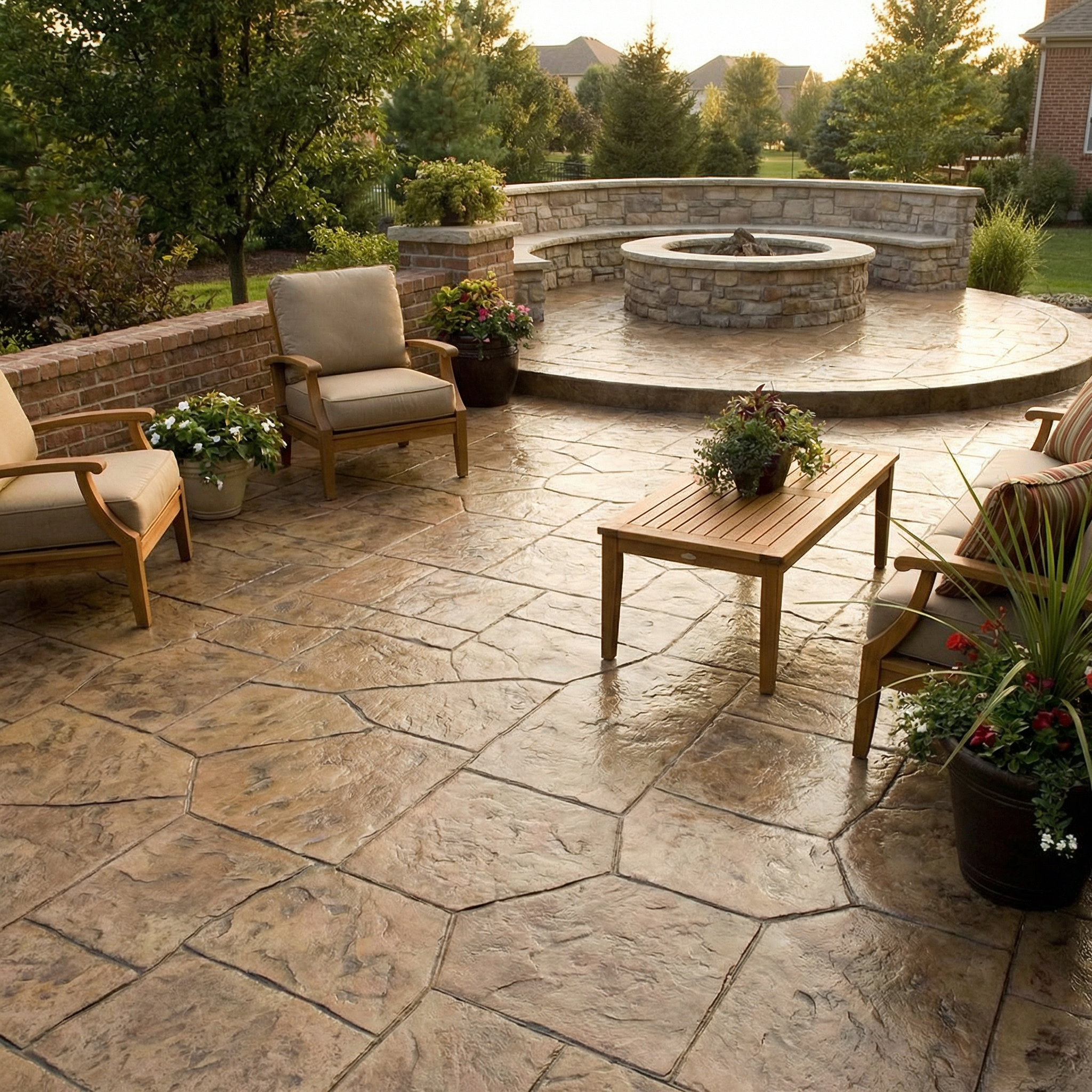 Stamped Concrete Patio